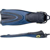 Diving fins adjustable OH 500 soft turquin blue