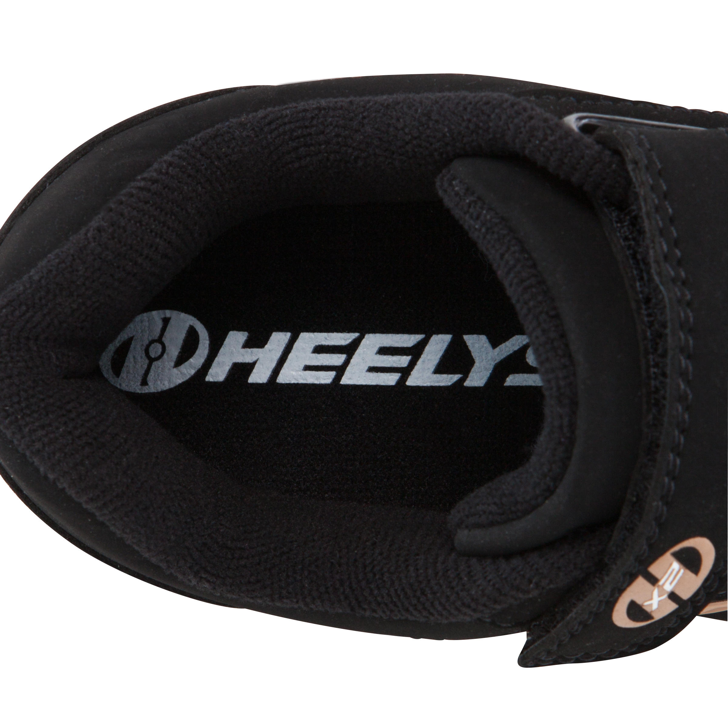 Dual Up Boy Roller Shoes - Black Gum 6/8