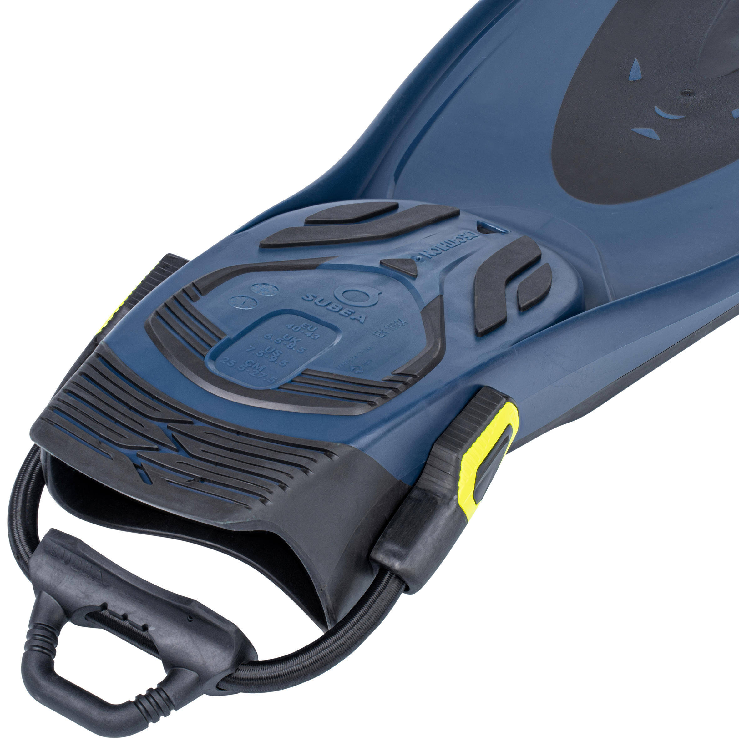 Diving fins adjustable OH 500 soft turquin blue -  5