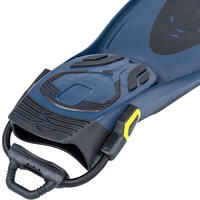 Diving fins adjustable OH 500 soft turquin blue