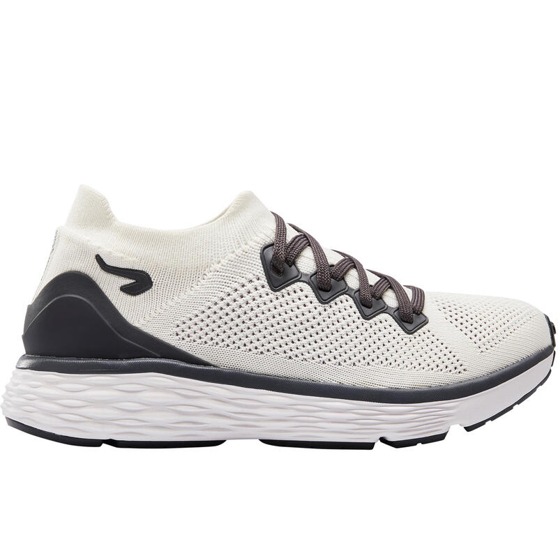 WOMEN'S RUNNING SHOES - KALENJI COMFORT KNIT - BEIGE