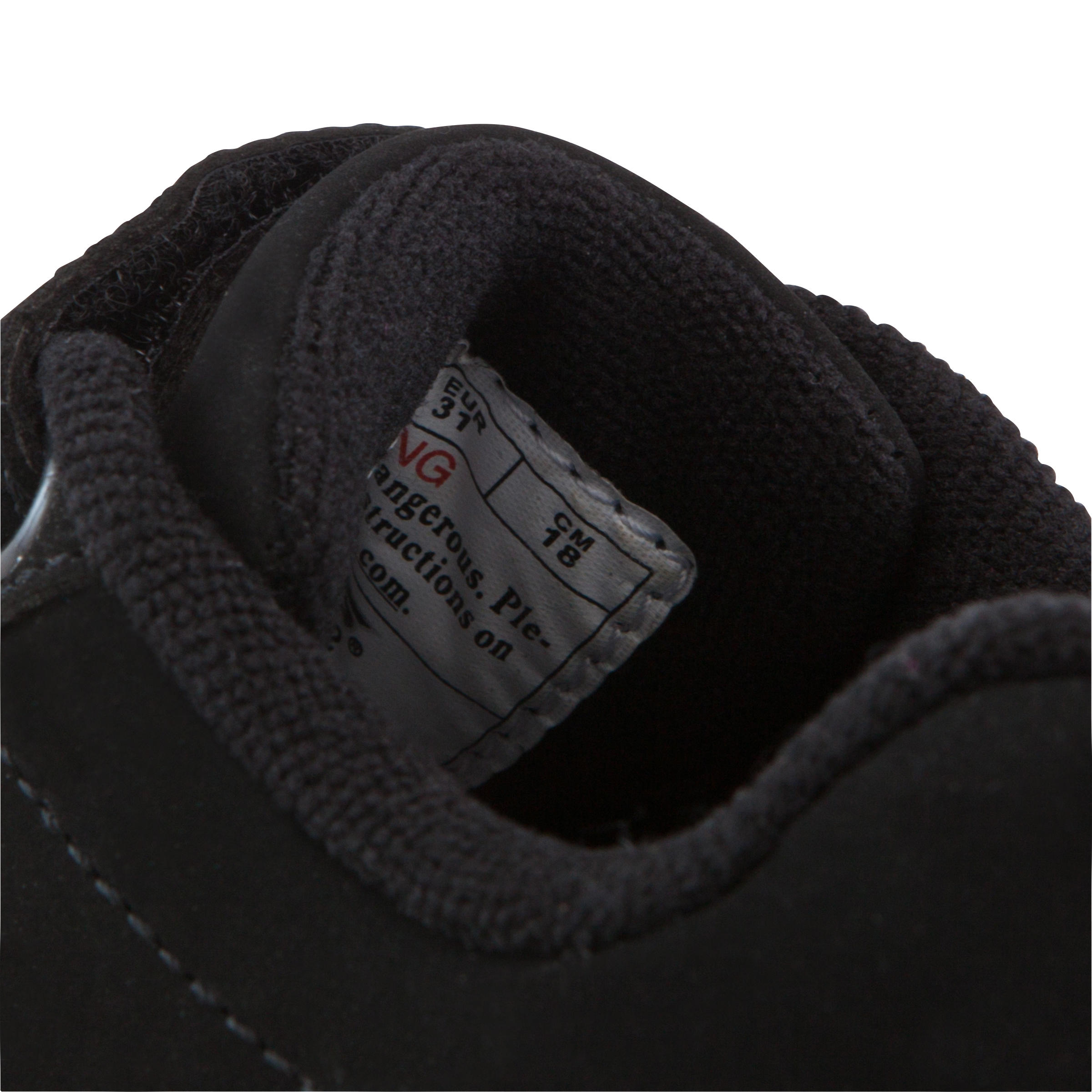 Dual Up Boy Roller Shoes - Black Gum 5/8