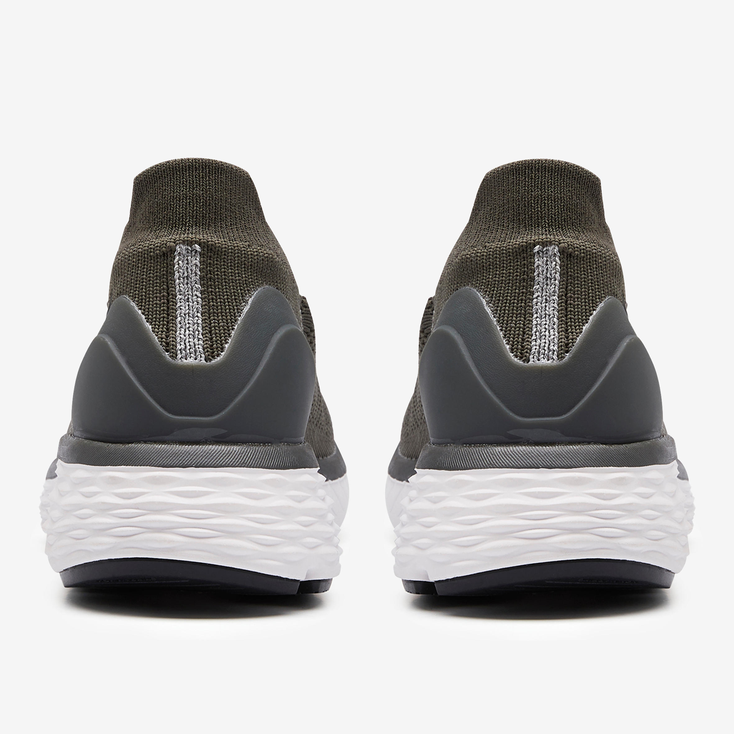 Confort Knit Running Shoes - Khaki 6/7