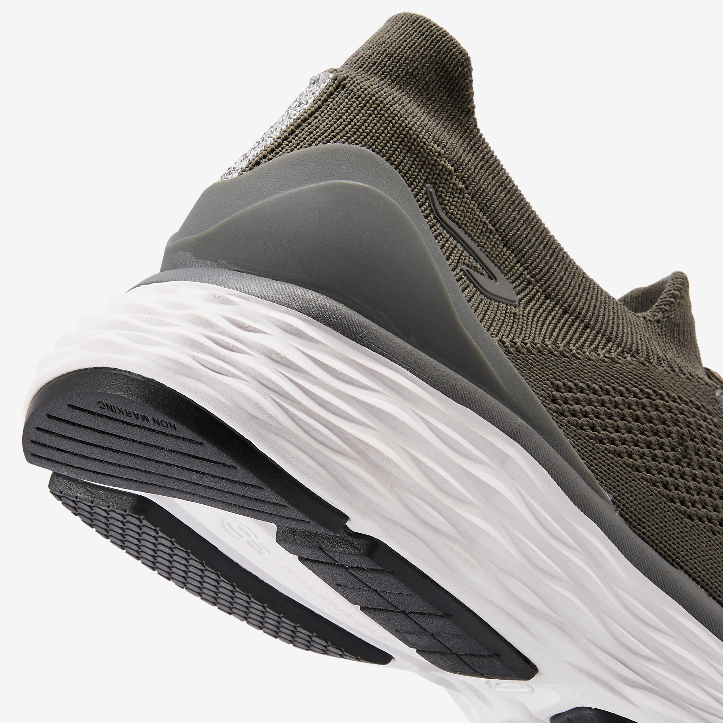Confort Knit Running Shoes - Khaki 