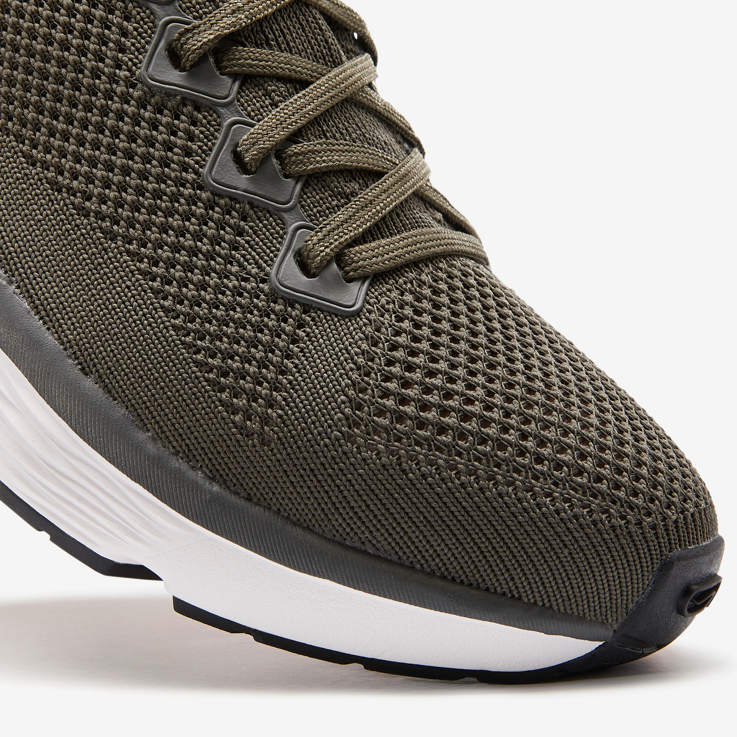 Zapatillas Running Kalenji Confort Knit Mujer Caqui 4/8