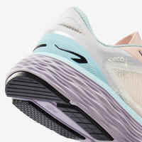 Laufschuhe Run Comfort Damen pastellfarben