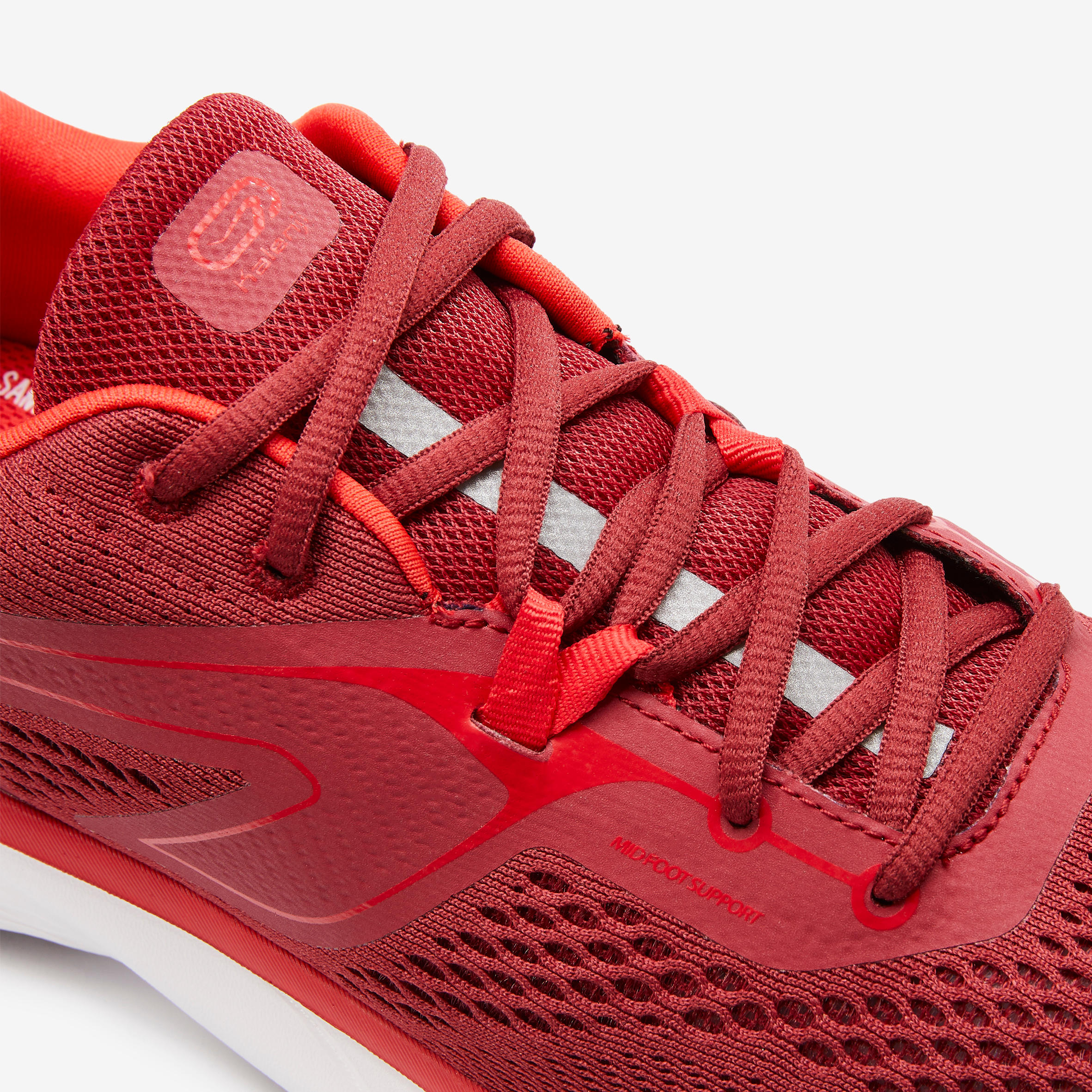 Scarpe uomo RUN SUPPORT rosse KALENJI - SCARPE UOMO RUNNING REGOLARE Running,
