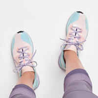 Laufschuhe Run Comfort Damen pastellfarben