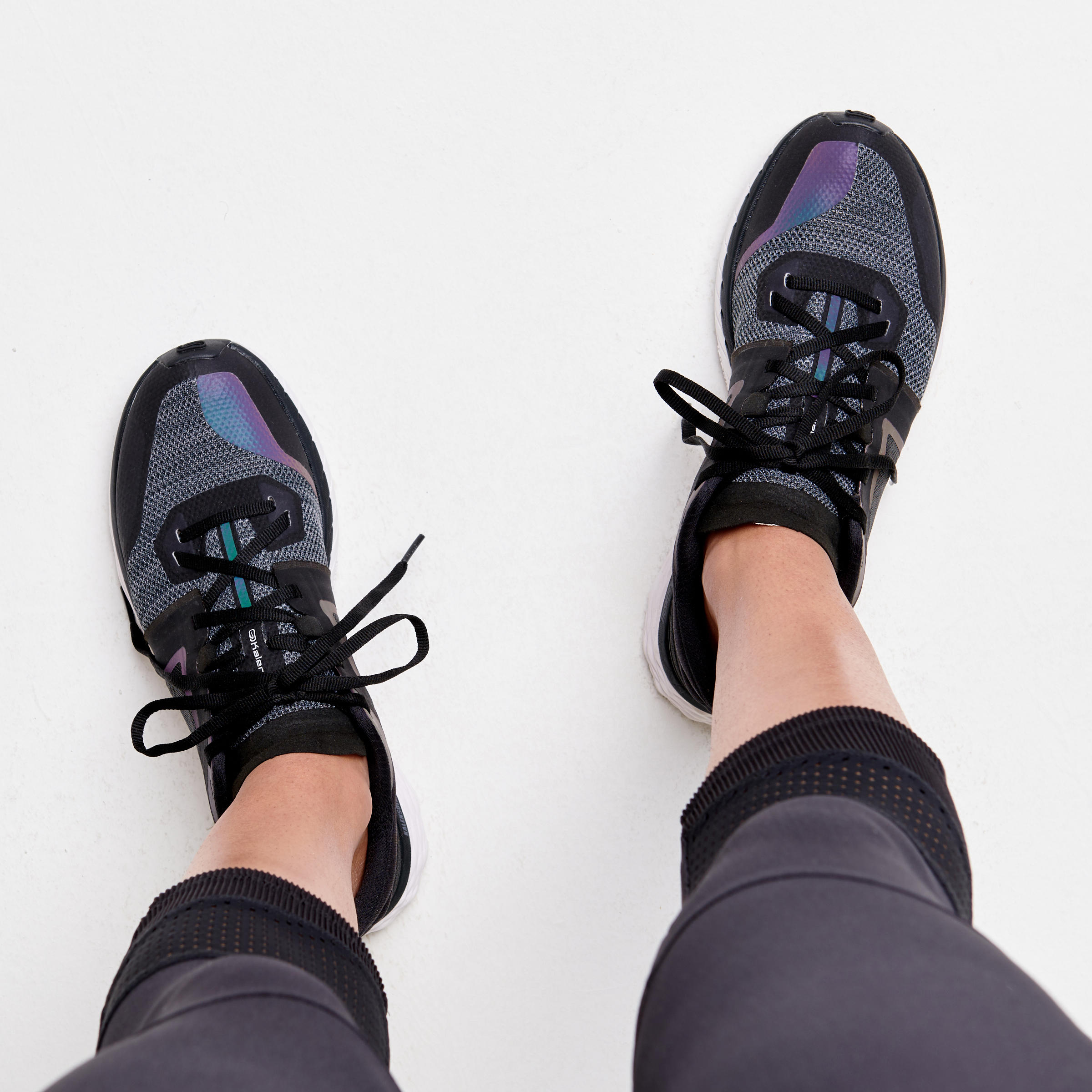 Women's Running Shoes - Run Comfort Dark Grey - KALENJI
