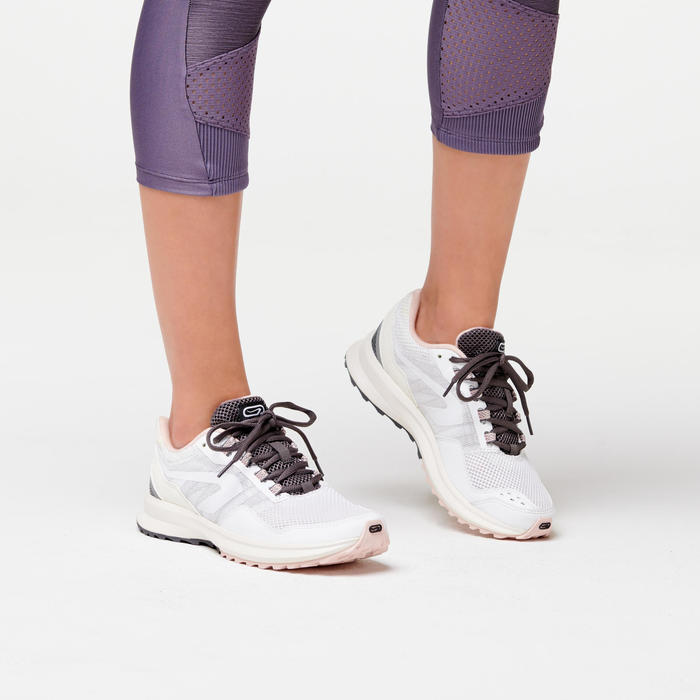 Run Active Grip Women's Jogging Shoes - Black Pink - Decathlon