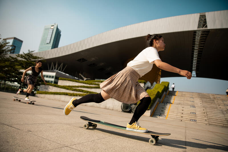 DESKOROLKA LONGBOARD DANCING 100 FOREST