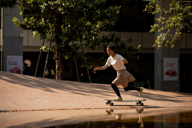 DESKOROLKA LONGBOARD DANCING 100 FOREST