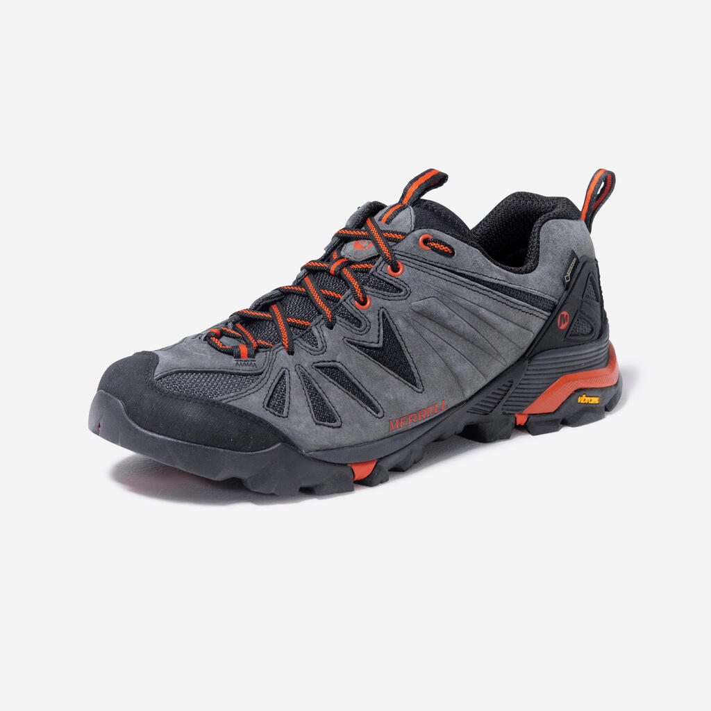 Cipele za planinarenje Merrell Capra Mid Gore-Tex muške sivo-crne