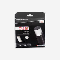 CORDAGE DE TENNIS MONOFILAMENT TA 960 Control 1.3 mm NOIR.