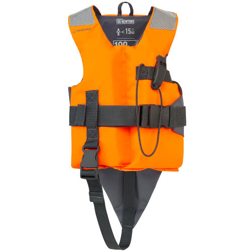 Gilet De Sauvetage Enfant Lj100n Easy Jr Orange Gris Pour Les Clubs Et Collectivites Decathlon Pro