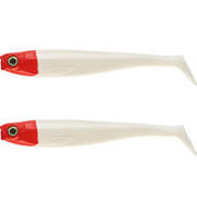 SOFT LURE FISHING LURE ROGEN 120 RED HEAD X2