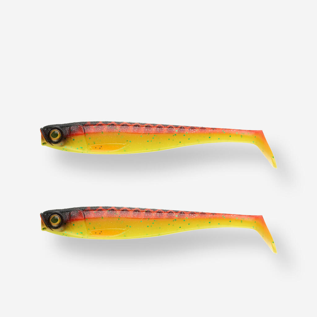 ROGEN SOFT SHAD PIKE LURE 120 WHITE X2