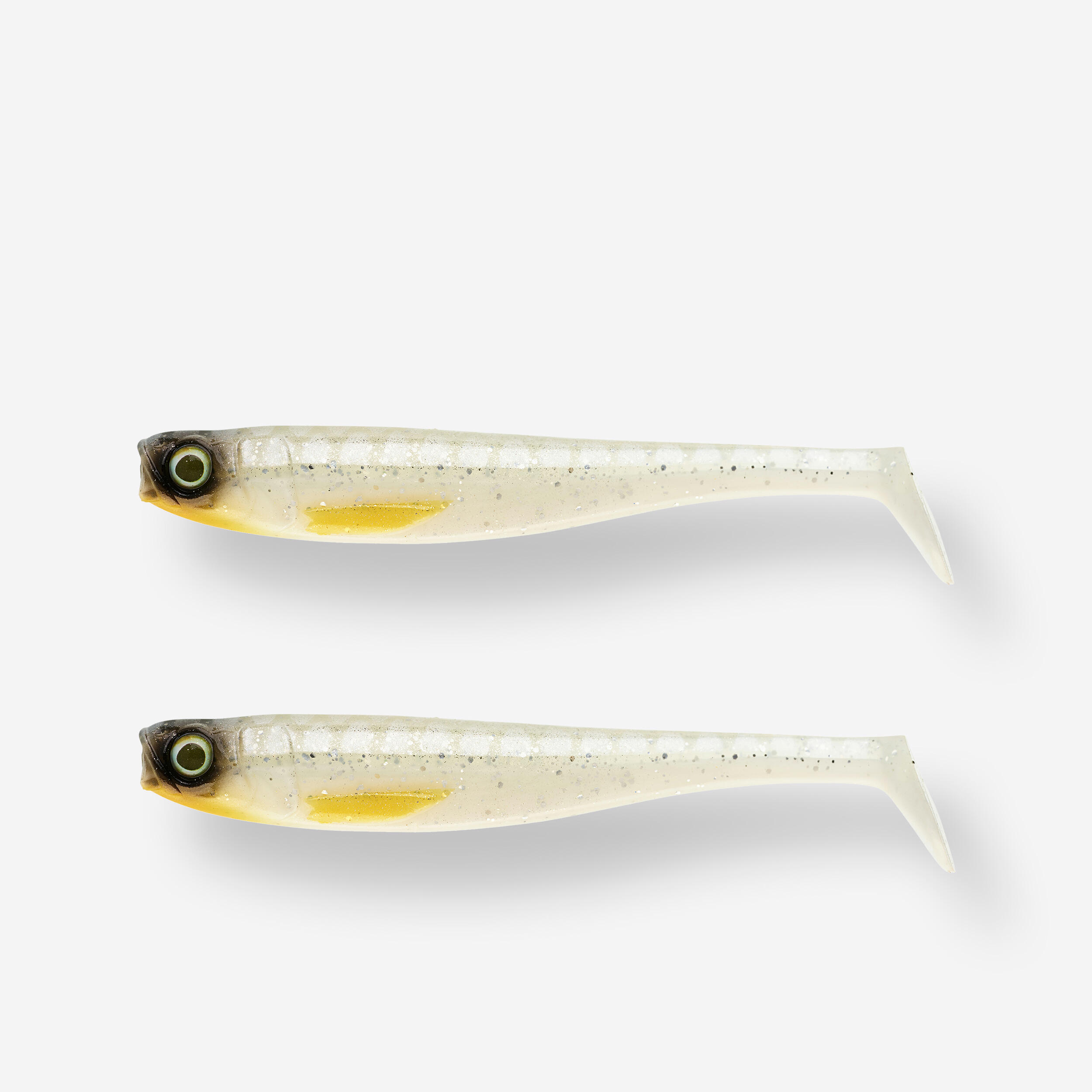 CAPERLAN ROGEN SOFT SHAD PIKE LURE 160 WHITE X2
