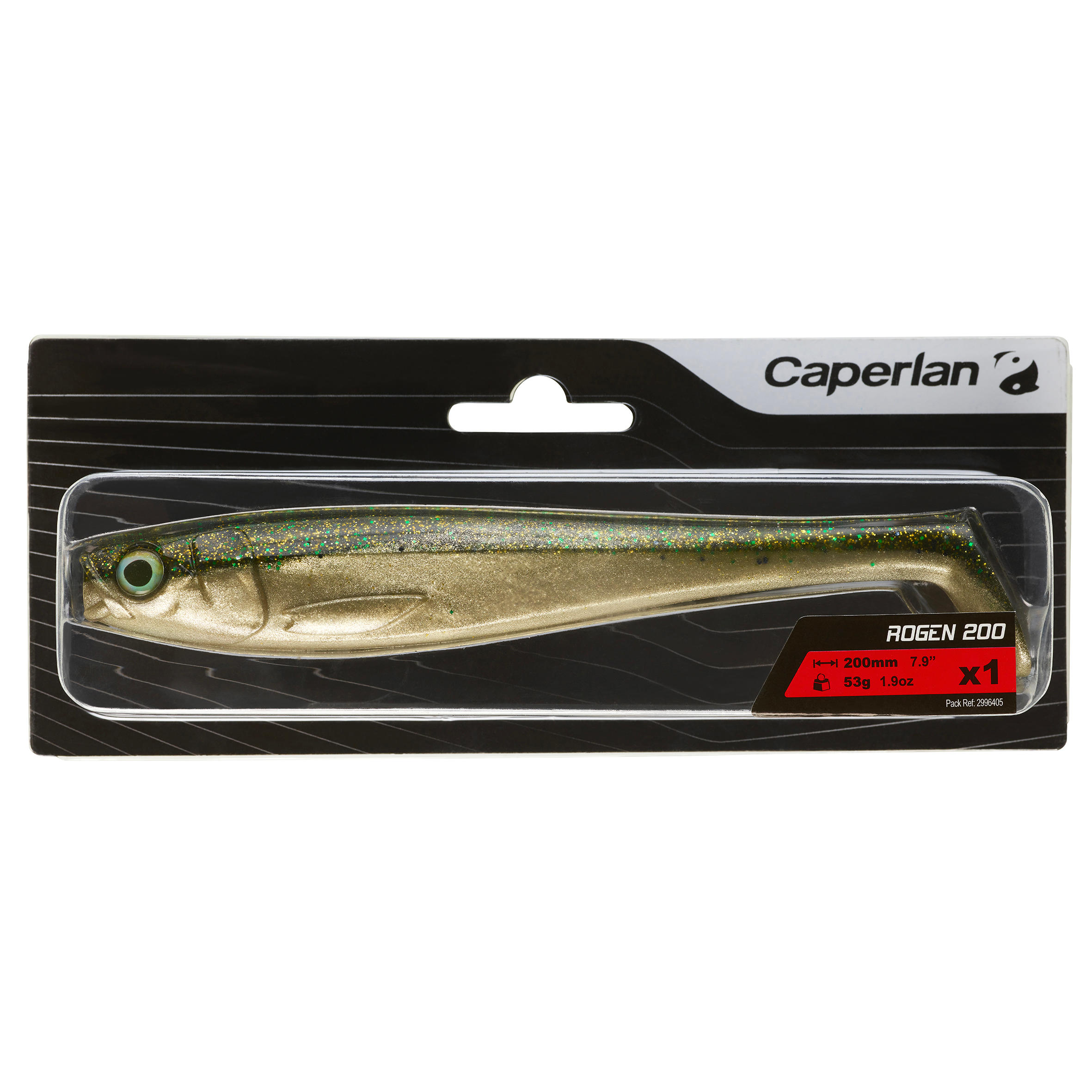 SOFT LURE PIKE LURE FISHING ROGEN 200 GREENSHINER X1 3/3