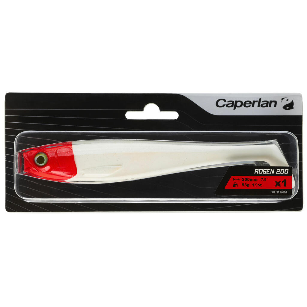 SOFT LURE CATFISH FISHING ROGEN 200 RED HEAD X1