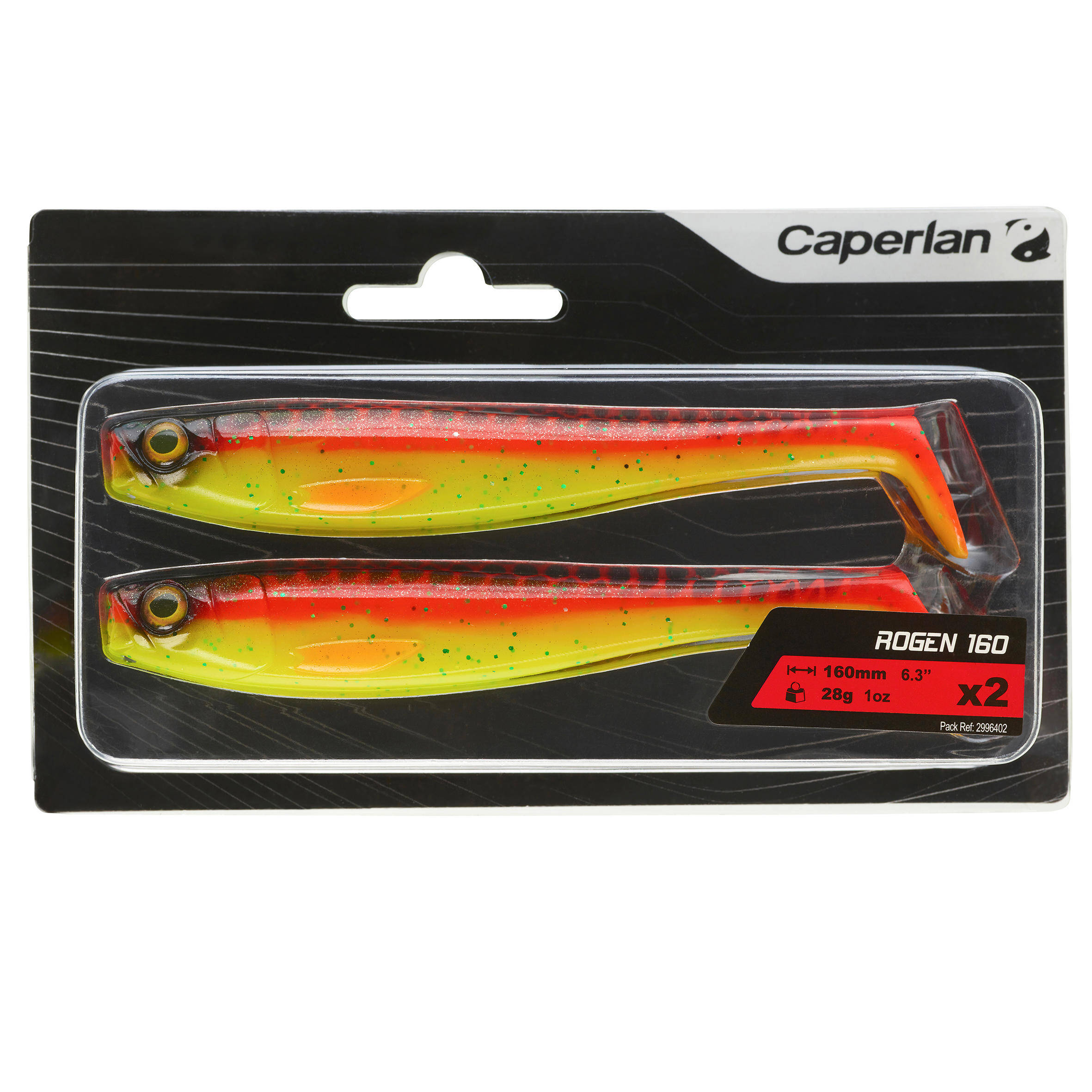 Fishing Soft Lure Rogen 160 Orange (2 pack) -  4