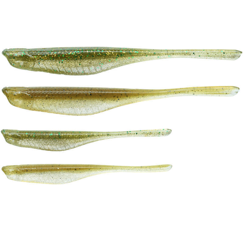 SEÑUELO FLEXIBLE FINURA PESCA CON SEÑUELOS KIT YUBARI 55 y 75 NATURAL