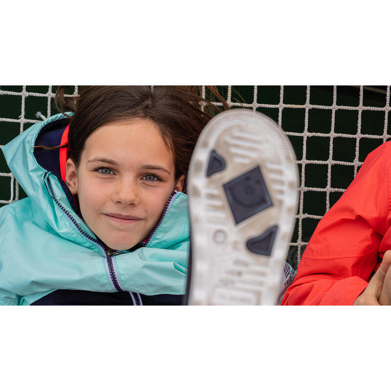Giacca impermeabile vela bambino SAILING 100 azzurro-blu