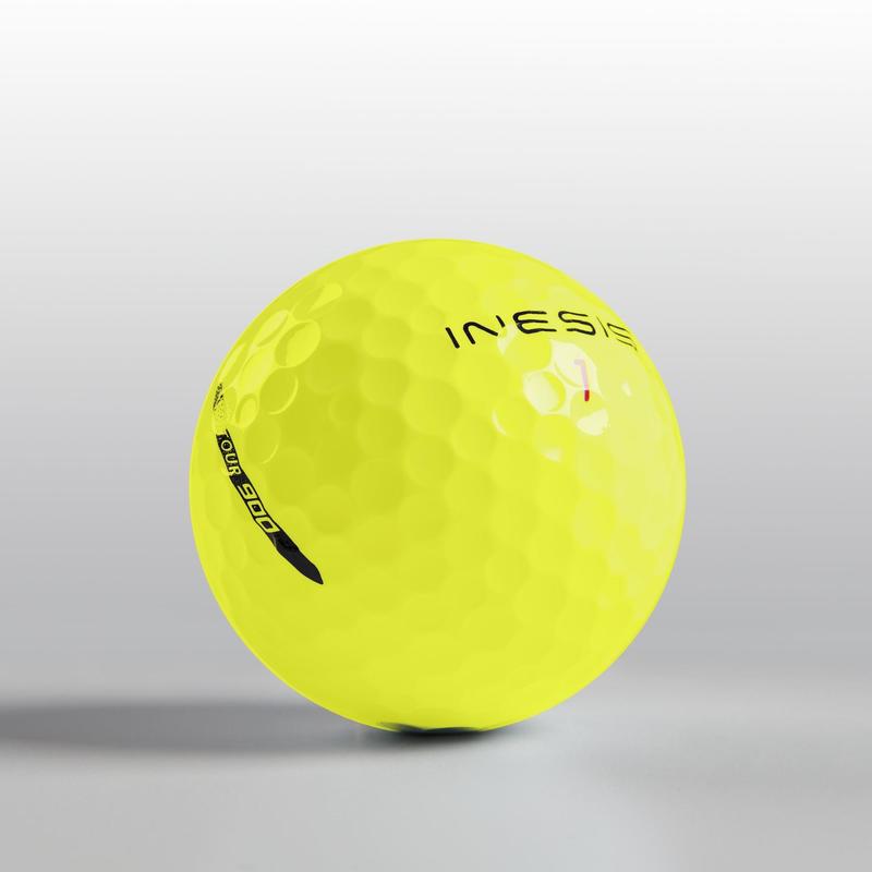 TOUR 900 GOLF BALL X12 - YELLOW 