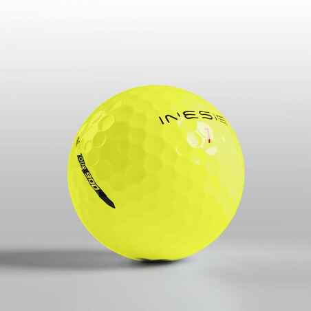 GOLF BALLS x12 - INESIS TOUR 900 YELLOW