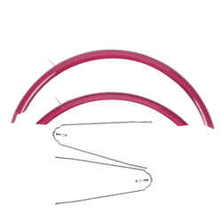 Mudguards Pair 24" Bike - Pink