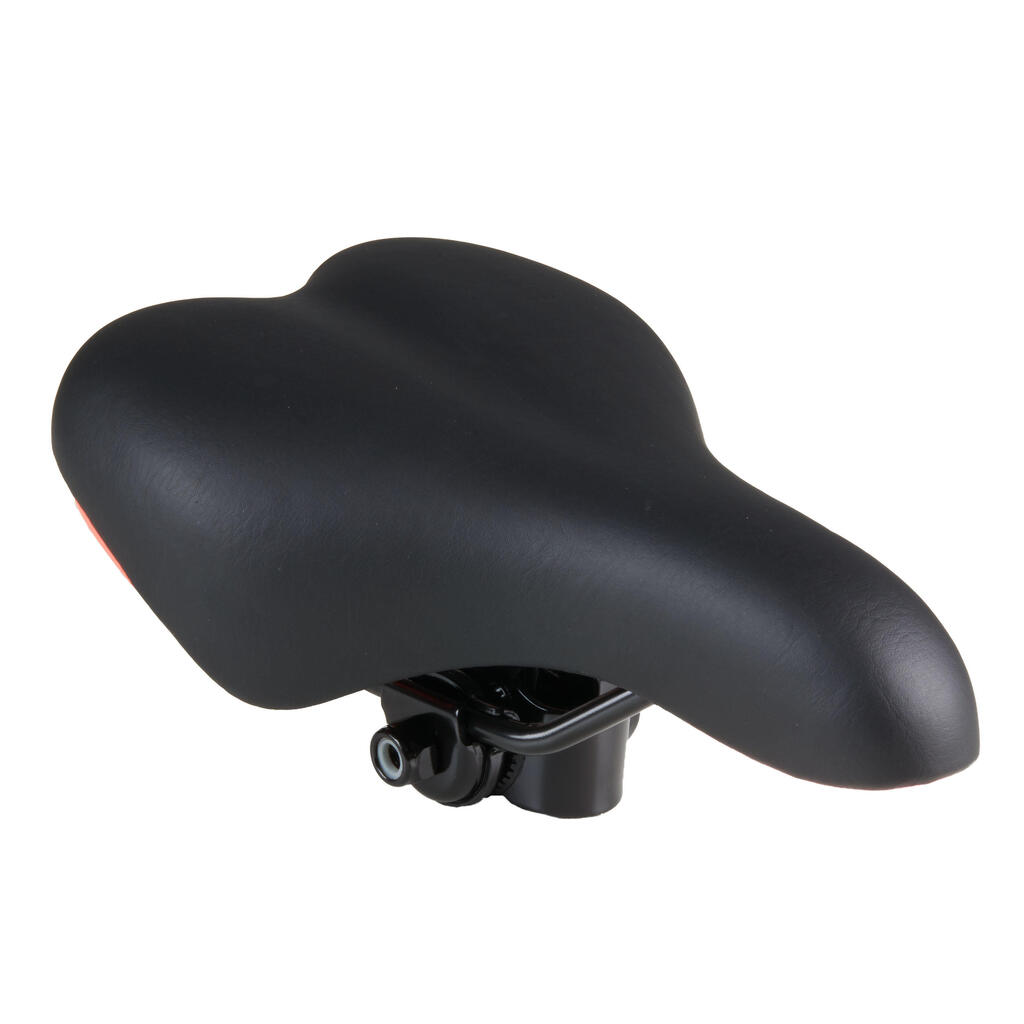 24-Inch Bike Saddle - Black/Pink