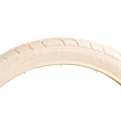Tyre Rigid Clincher Bead 16x1.75 / ETRTO 47-305 Kids' Bike - Beige