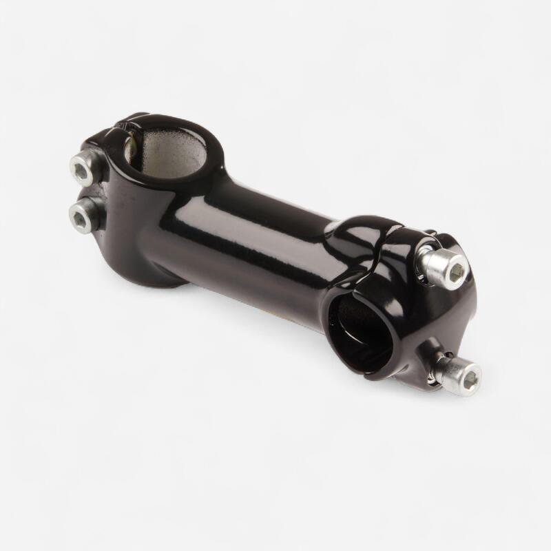 Potence vélo aheadset 1 pouce 90 mm pour cintre de 25.4 mm de diamètre noir