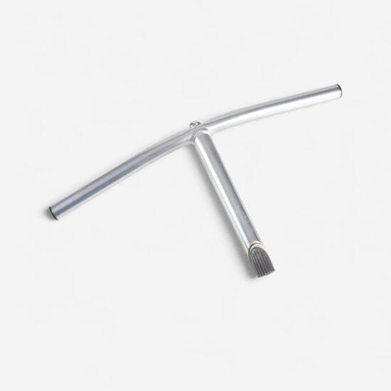 Manubrio e attacco 1" diametro 22mm lunghezza 385mm grigio