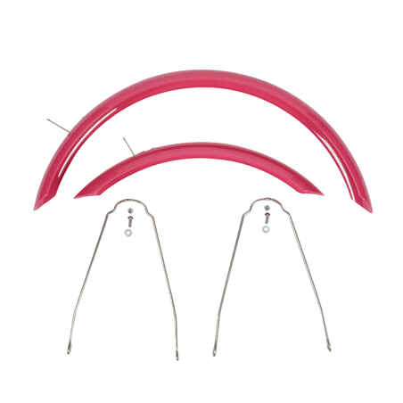 Mudguards Pair 16" Bike - Pink (sold as a pair, without screws)