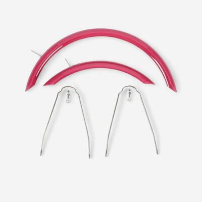 Fietsspatbord 16 inch roze (verkocht per paar. zonder schroeven)