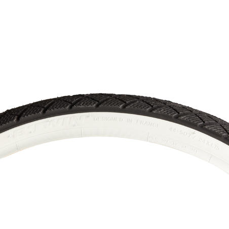 Crno-bela spoljna guma (24 x 1,75, ETRTO 47-50)