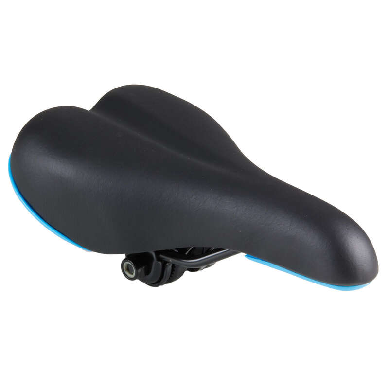BTWIN Saddle 20" Bike Black Blue Decathlon