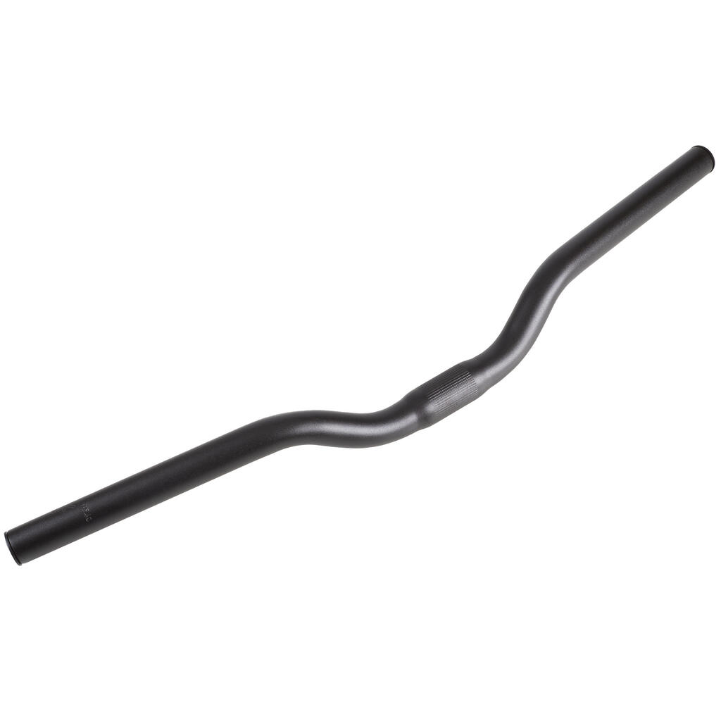 Bike Handlebar 25.4 mm Diameter 540 mm Long - Black