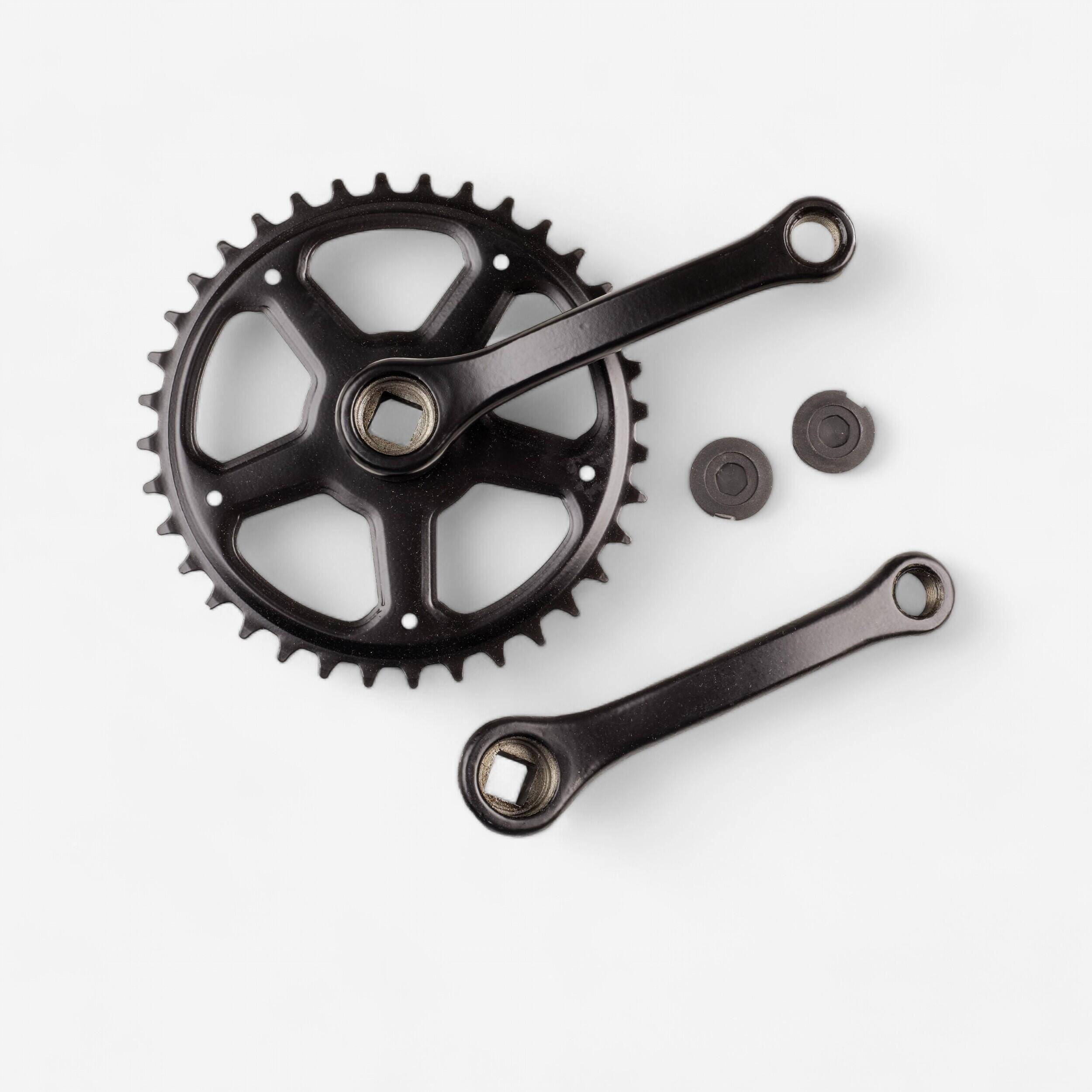 Single Chainwheel 36 Tooth w/ 125 mm Cranks -  1