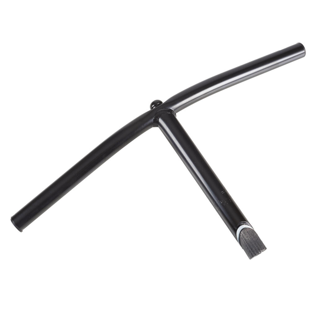 Crni upravljač sa lulom (22 mm, 385 mm)