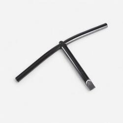 Cintre potence plongeur 1 pouce diamètre 22 mm longueur 385 mm noir