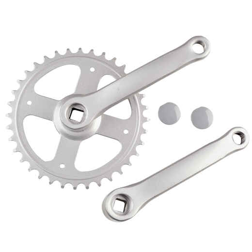 
      Single Chainwheel 36 Tooth w/ 140 mm Cranks
  