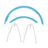 Mudguard Pair 16" Bike - Blue