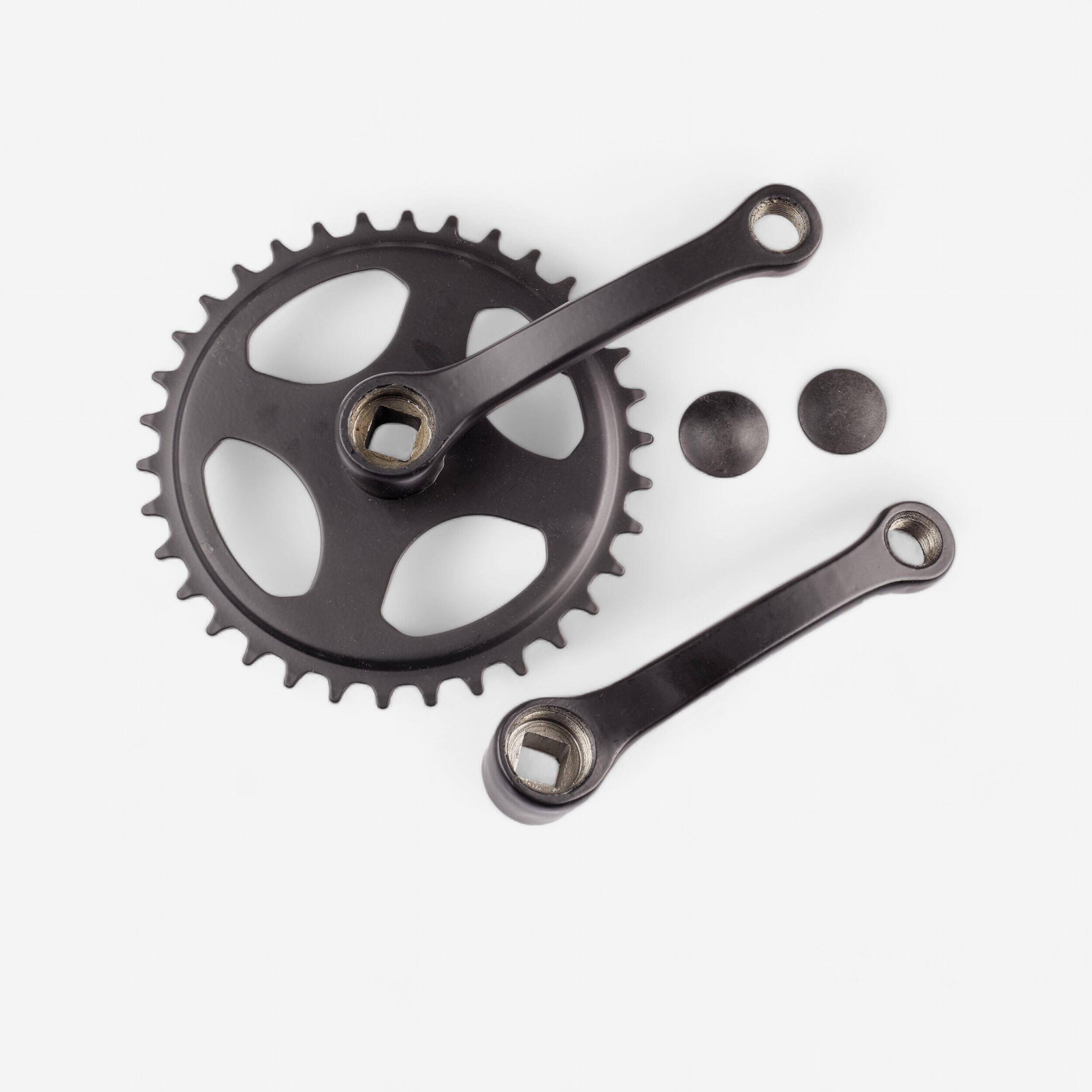 Single Chainwheel 34 Tooth w/ 114 mm Cranks