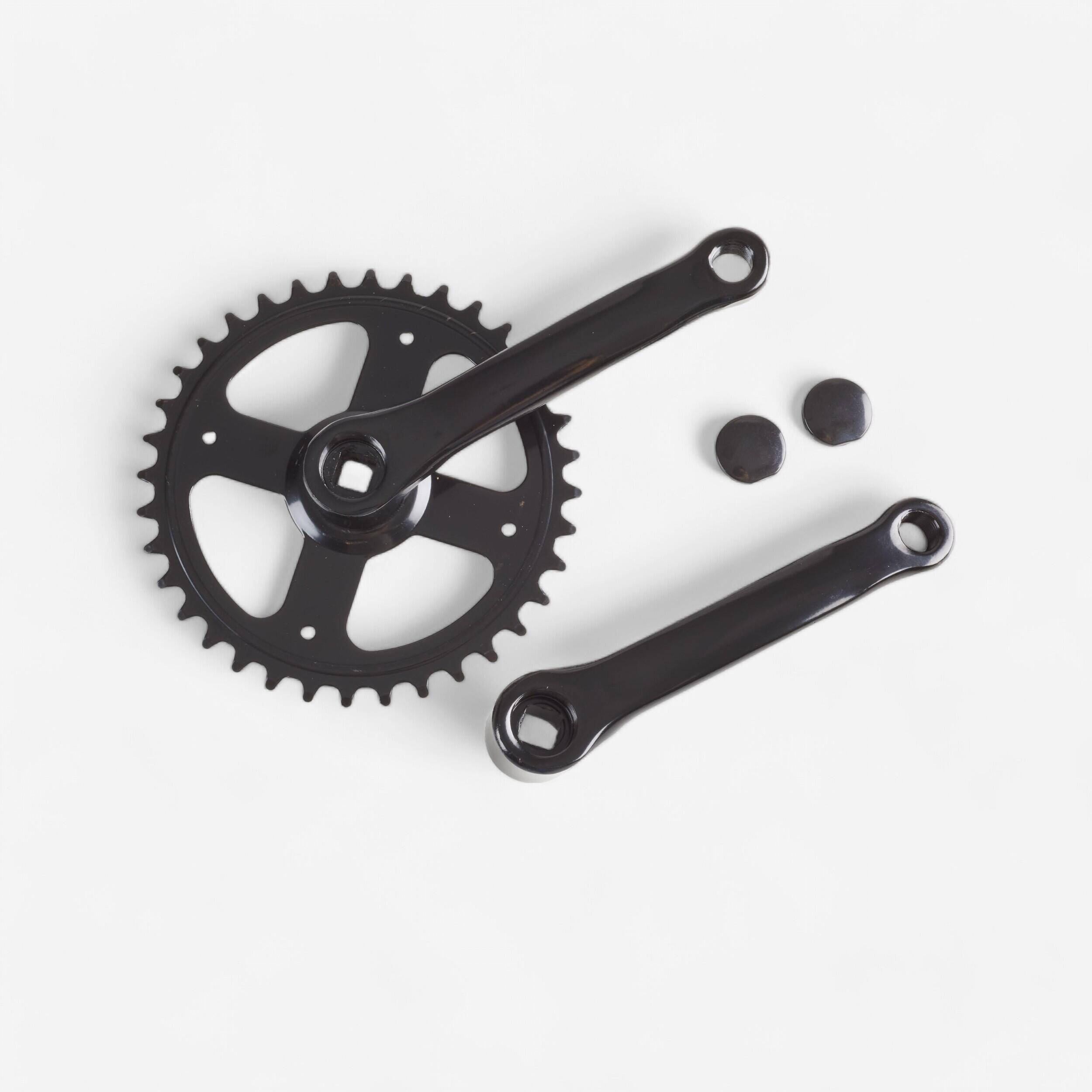 Single Chainwheel 36 Tooth w/ 140 mm Cranks