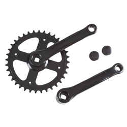 Single Chainwheel 36 Tooth w/ 140 mm Cranks