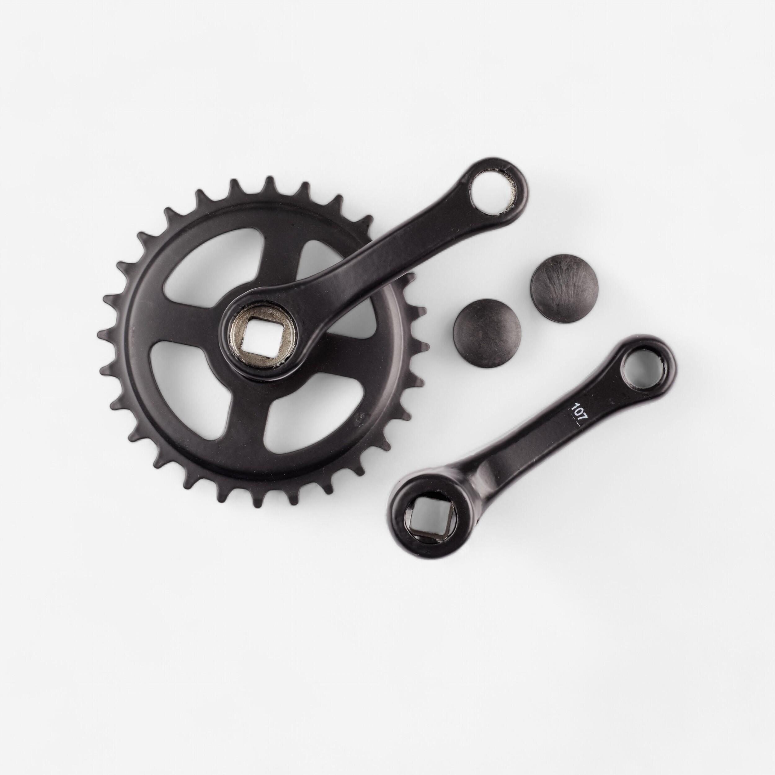 BTWIN Einfach-Kurbelsatz 28 Zähne 90 mm | 03583788078074 BTWIN Einfach-Kurbelsatz 28 Zähne 90 mm | 03583788078074