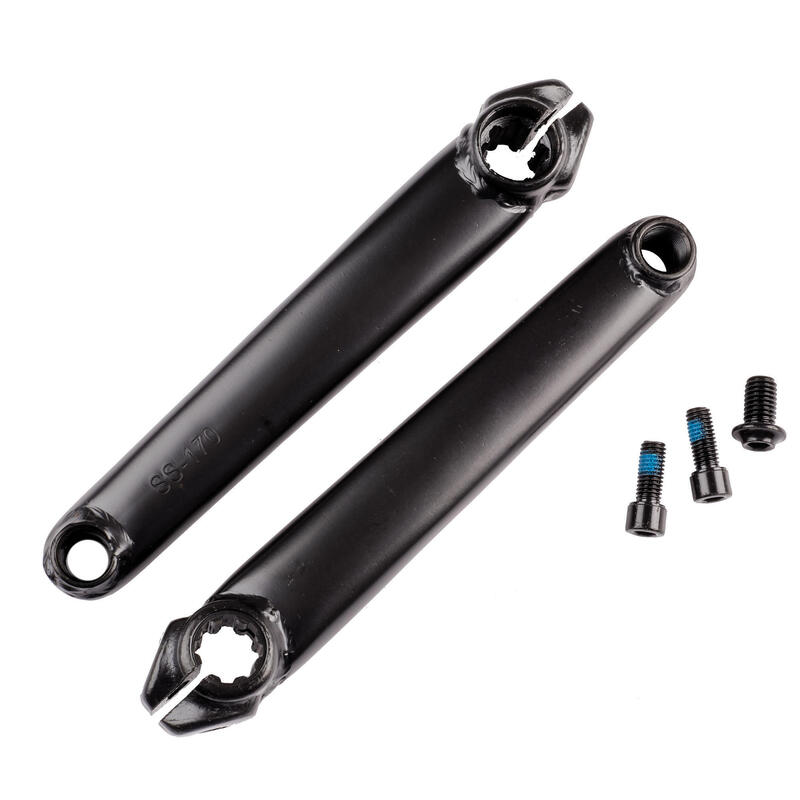 Manivelles de 170 mm pour boitier de pédalier crénelé