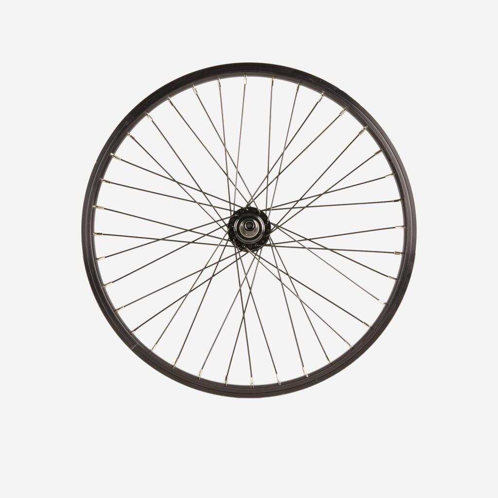 Črn prednji obroč z 10 mm osjo BMX